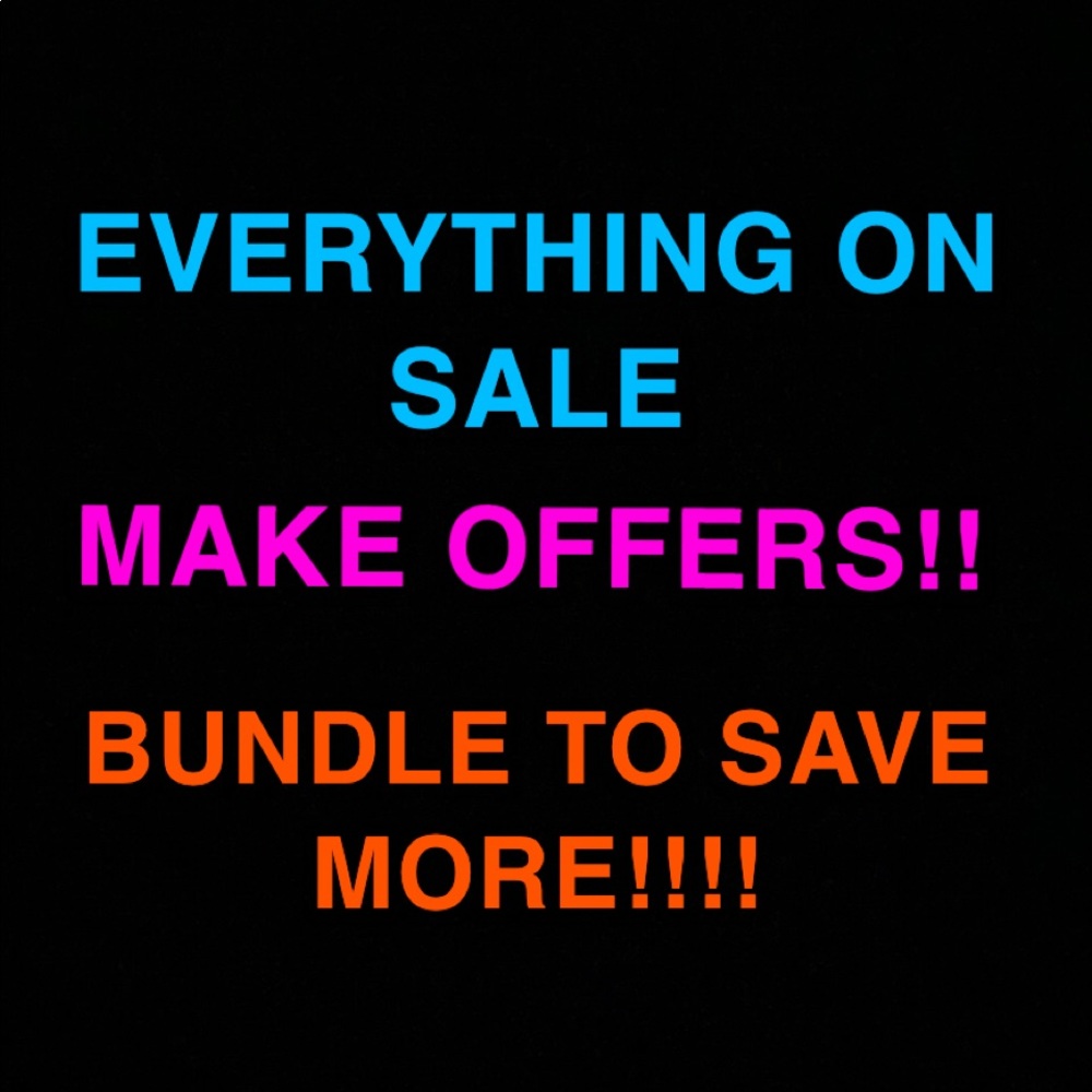 EVERYTHING ON SALE!!!!